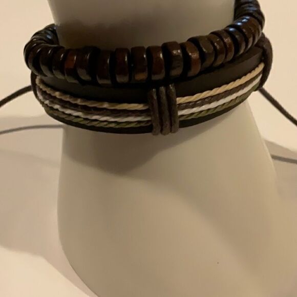 Other - Wooden beaded bracelet  